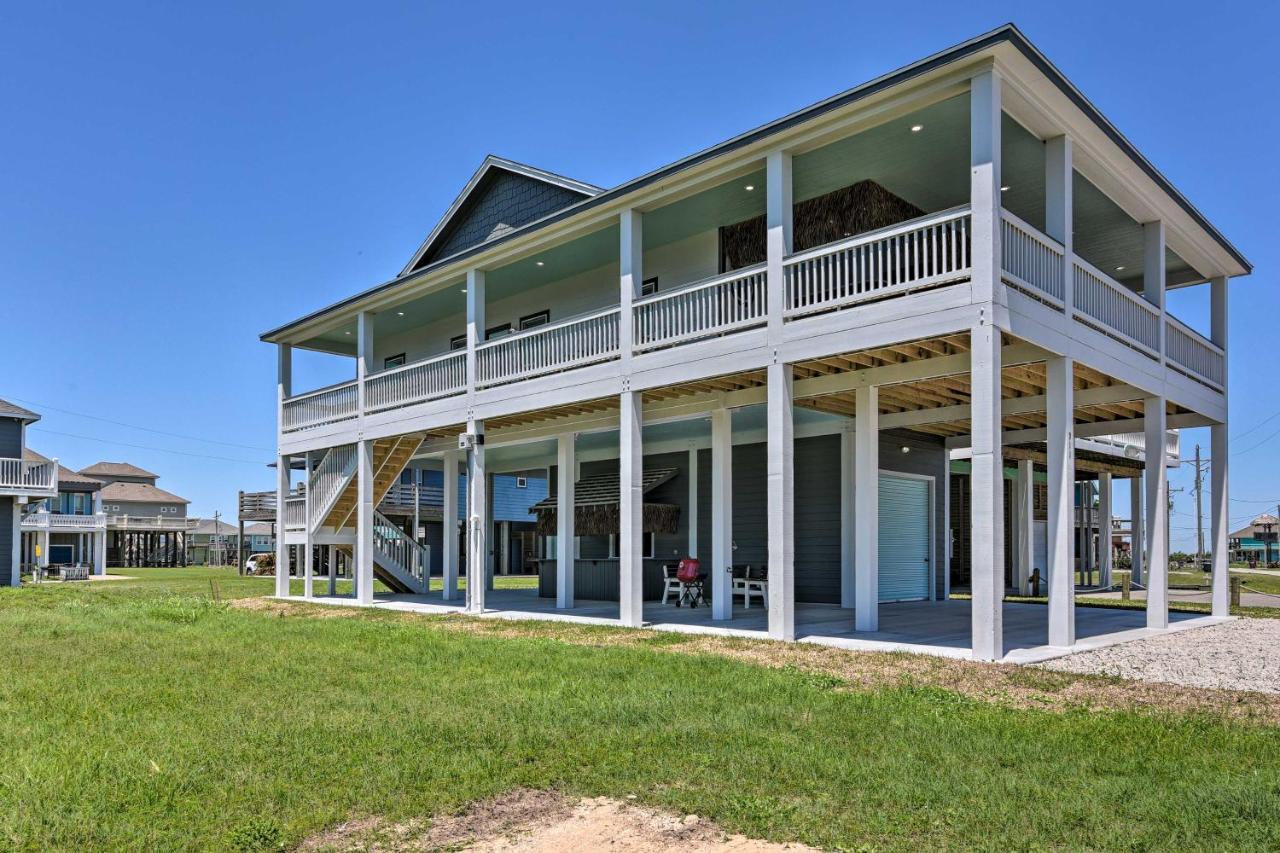 Bolivar Peninsula Beach House, Steps To Coast Bagian luar foto
