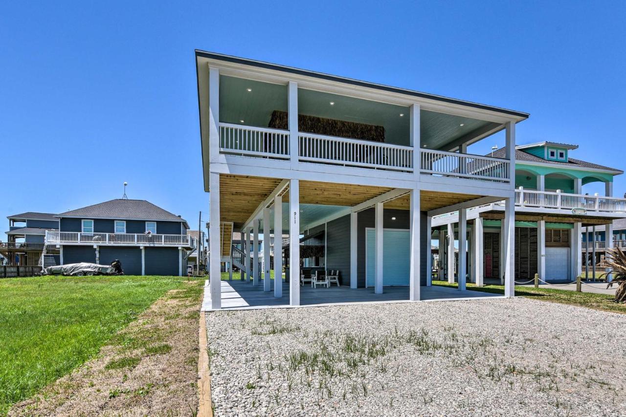 Bolivar Peninsula Beach House, Steps To Coast Bagian luar foto